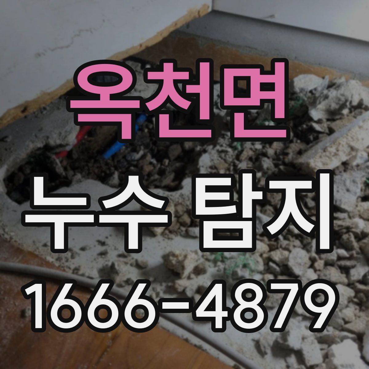 옥천면 누수 탐지