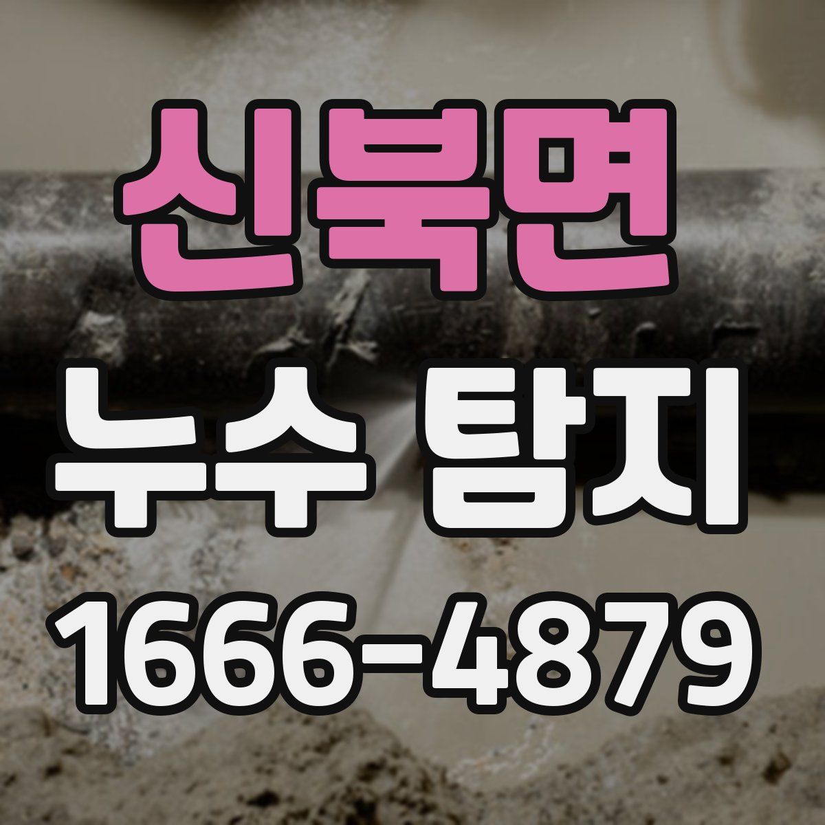 신북면 누수 탐지