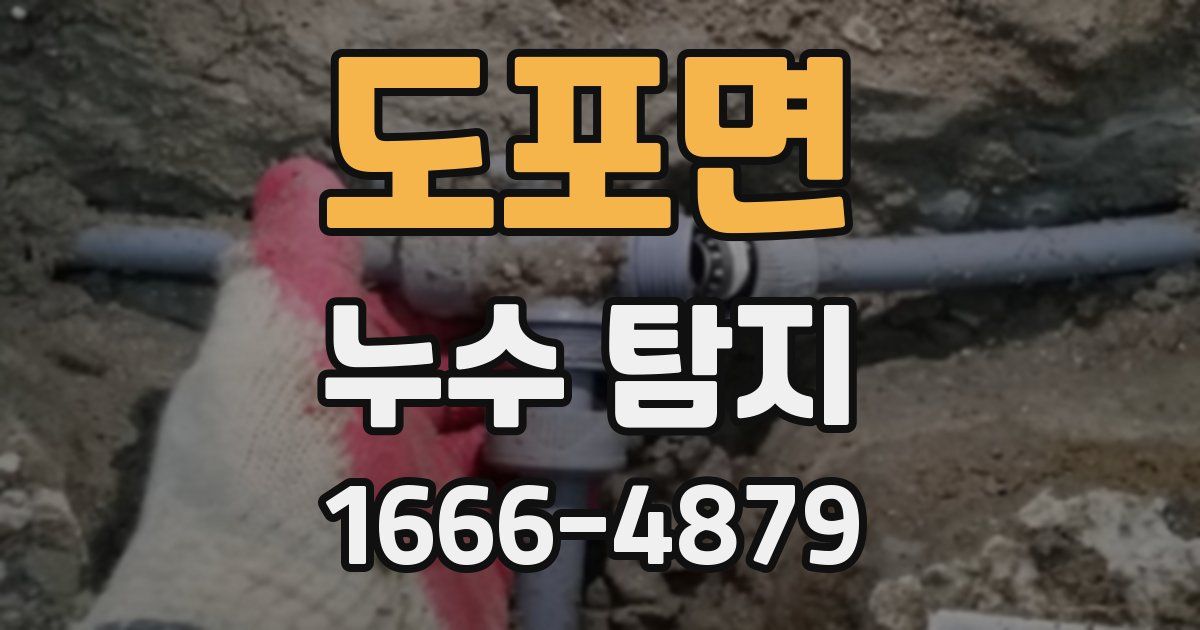 도포면 누수 탐지