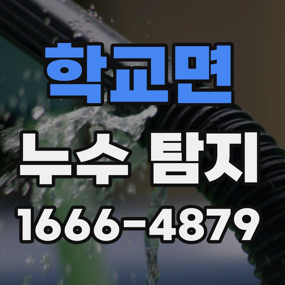 학교면 누수 탐지
