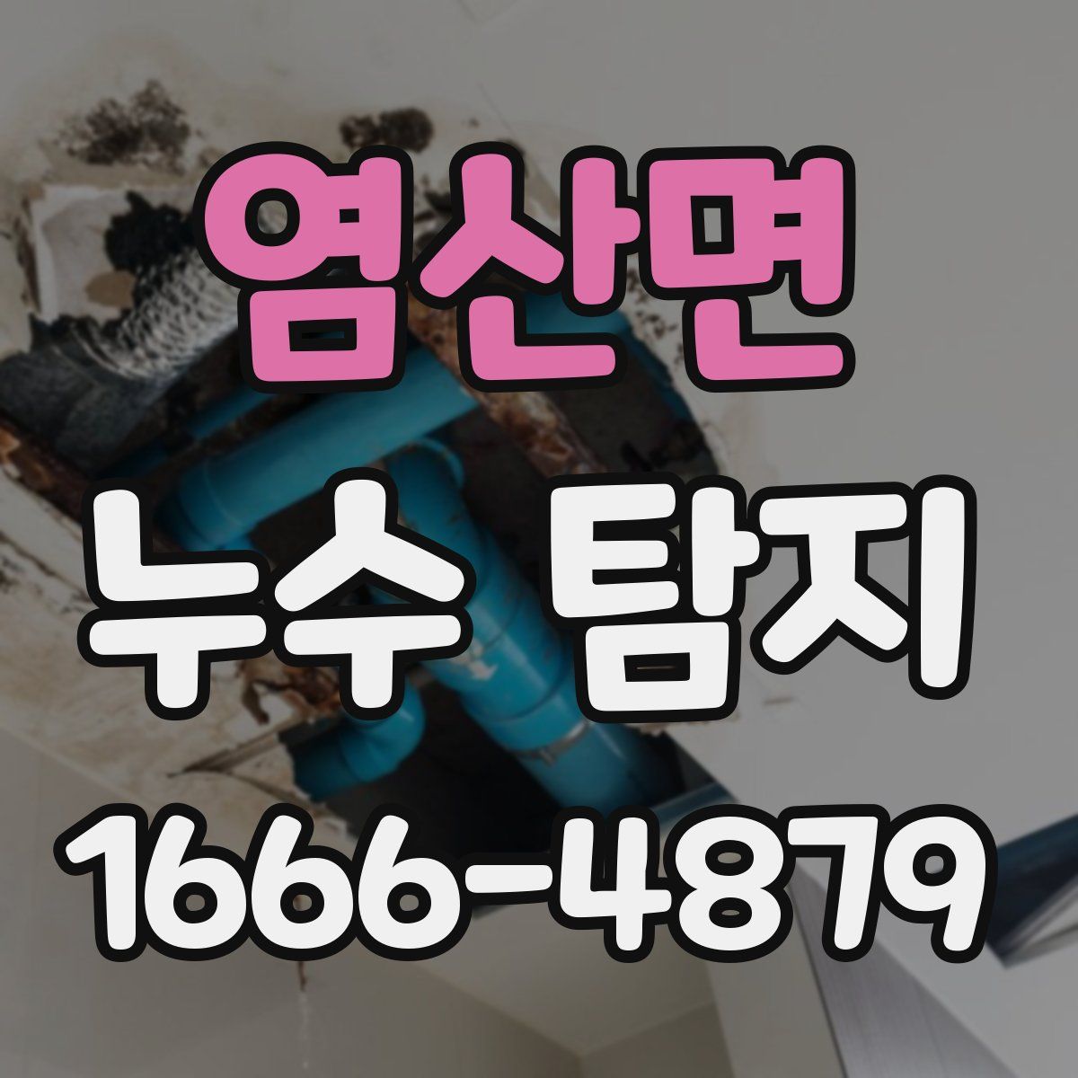 염산면 누수 탐지