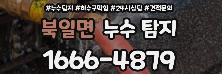 북일면 누수 탐지