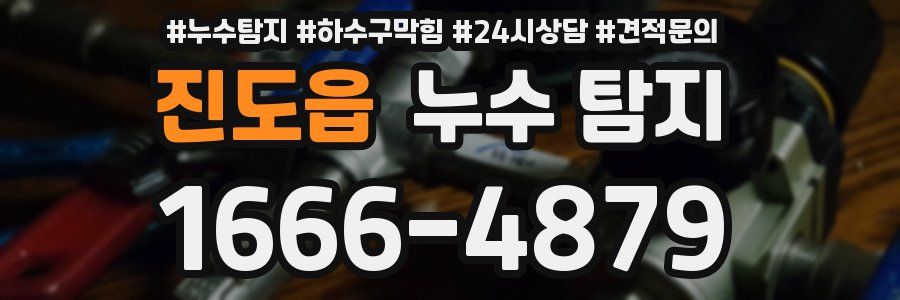 진도읍 누수 탐지