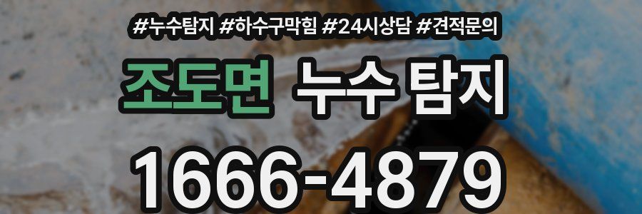 조도면 누수 탐지