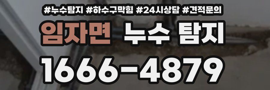 임자면 누수 탐지