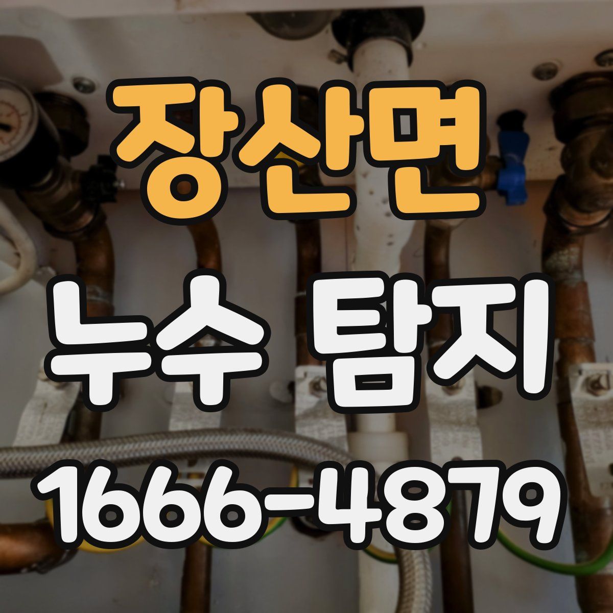장산면 누수 탐지