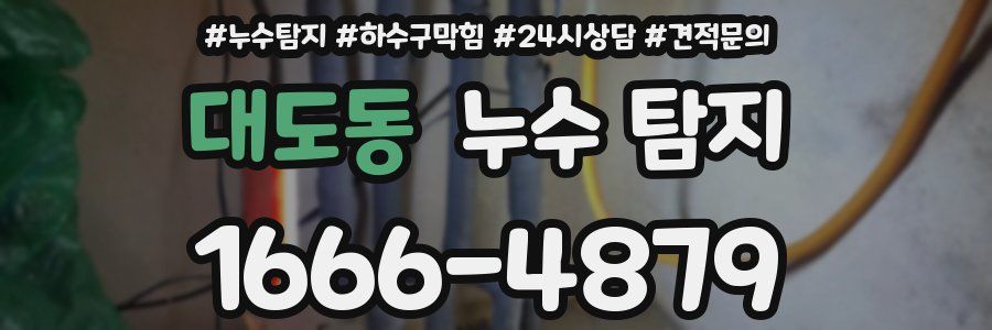 대도동 누수 탐지