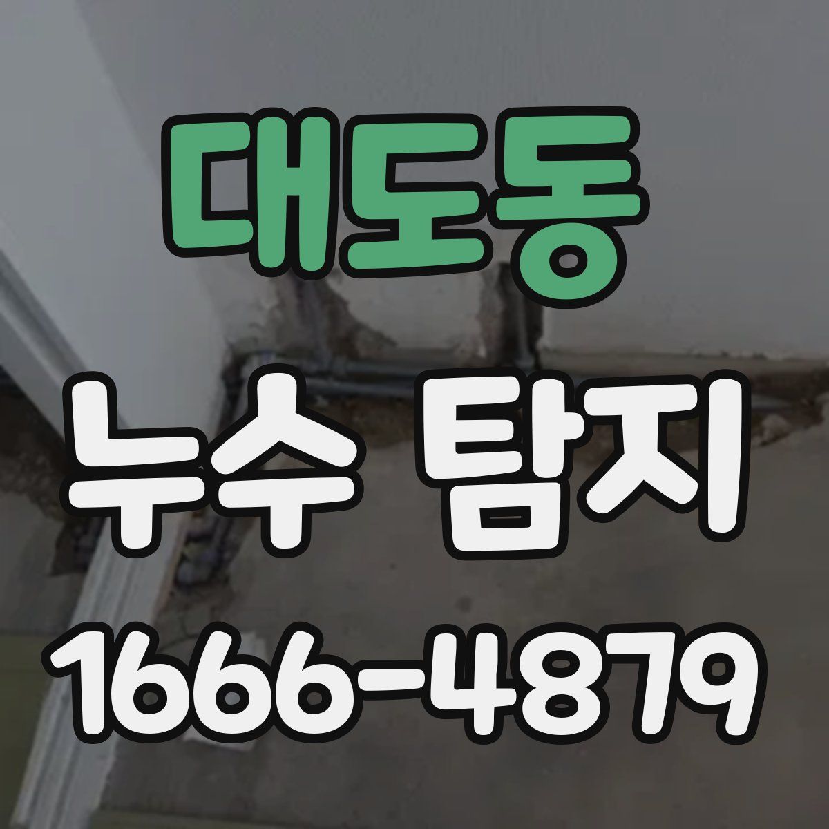 대도동 누수 탐지