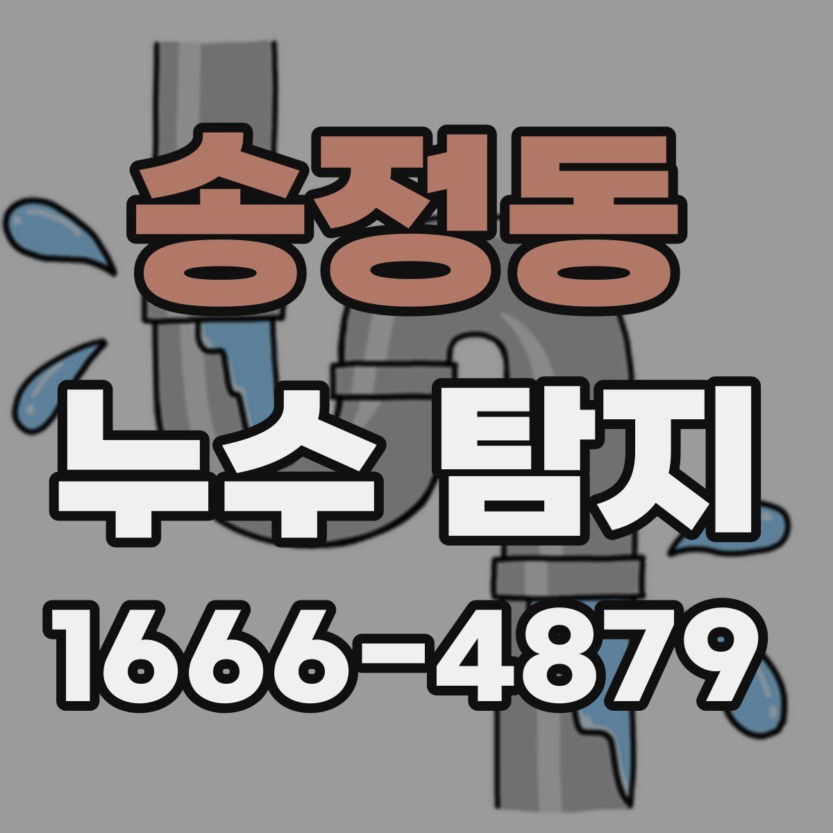 송정동 누수 탐지