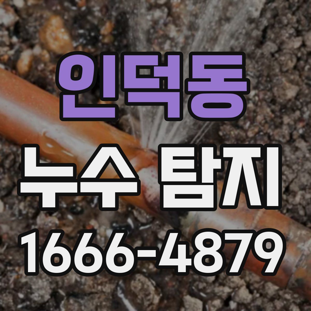 인덕동 누수 탐지