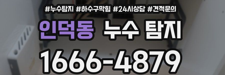 인덕동 누수 탐지