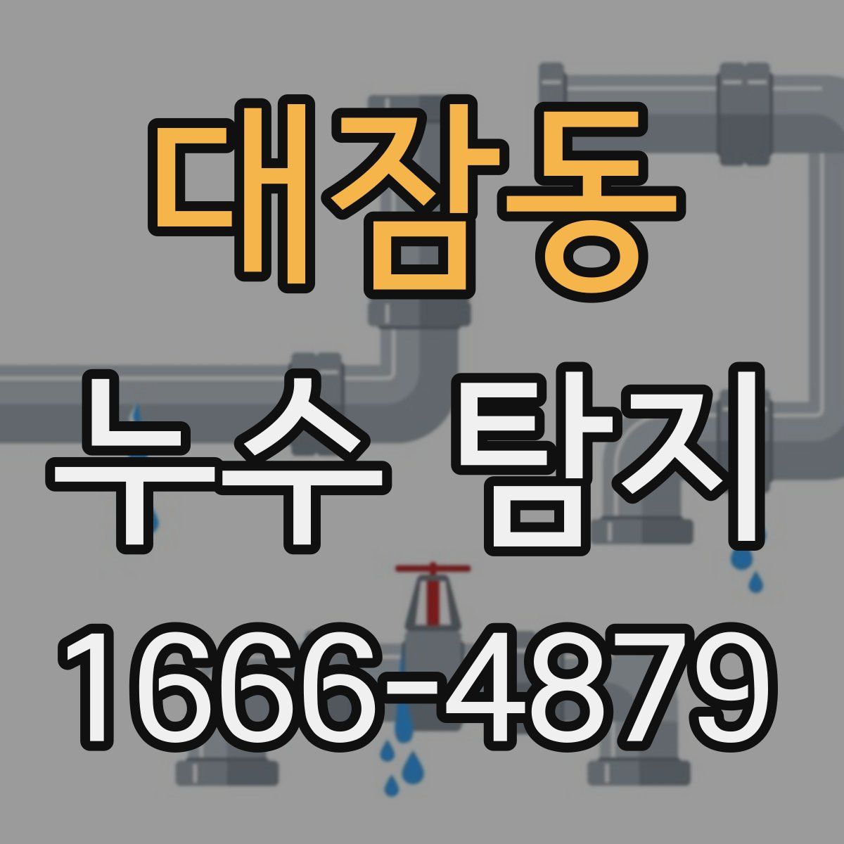 대잠동 누수 탐지