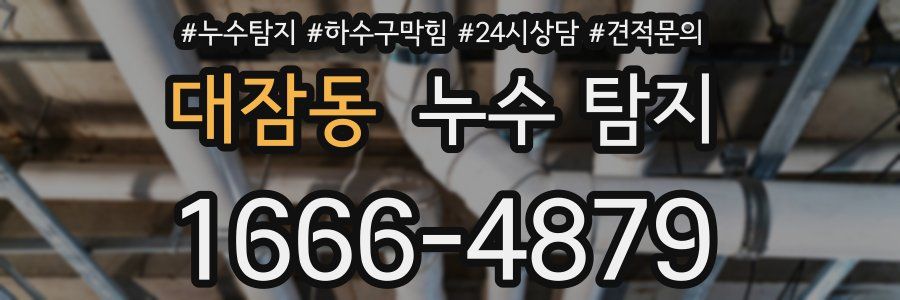 대잠동 누수 탐지