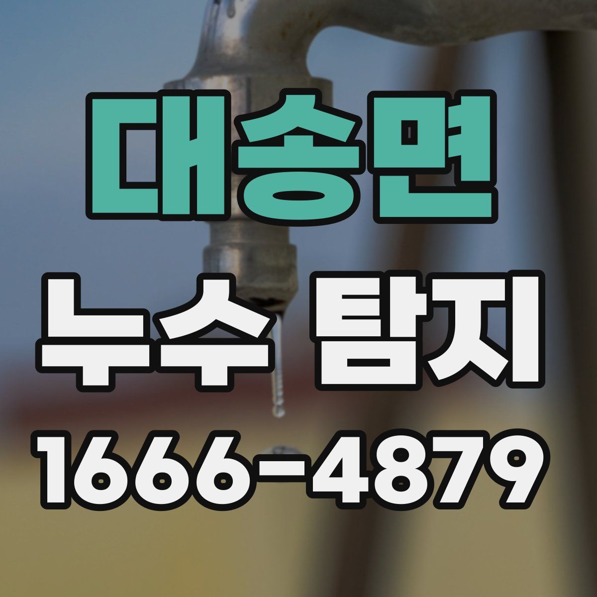 대송면 누수 탐지