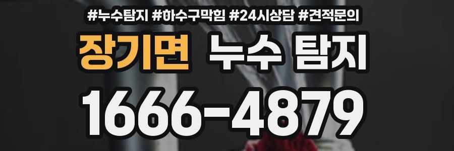 장기면 누수 탐지