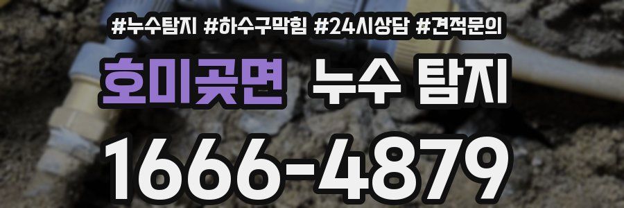 호미곶면 누수 탐지