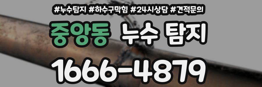 중앙동 누수 탐지