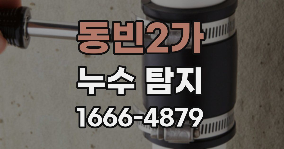 동빈2가 누수 탐지