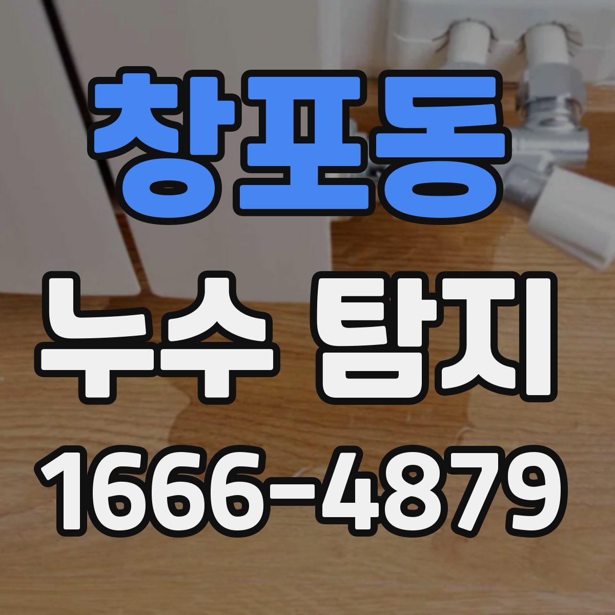 창포동 누수 탐지