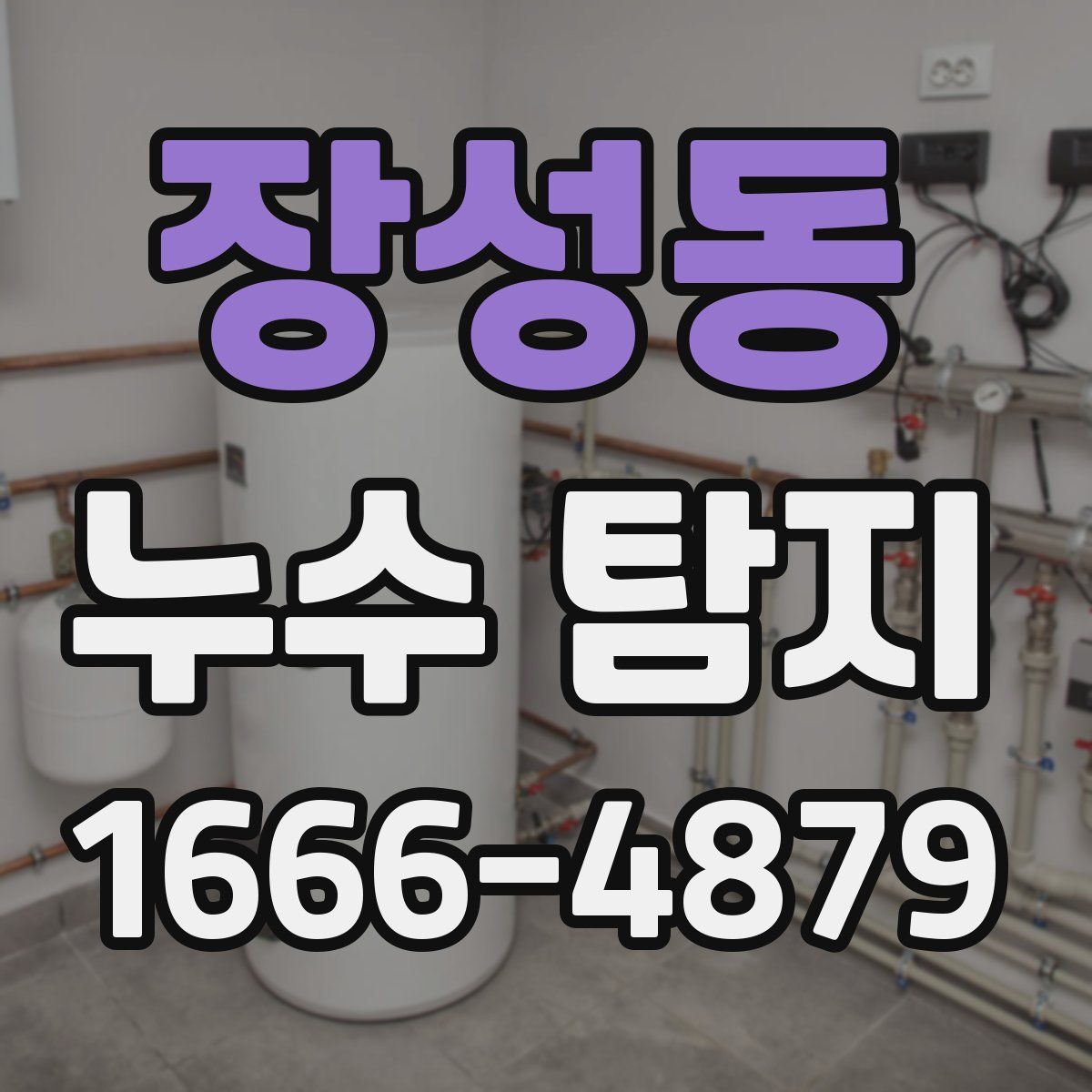 장성동 누수 탐지