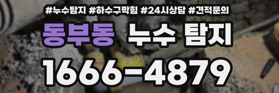동부동 누수 탐지