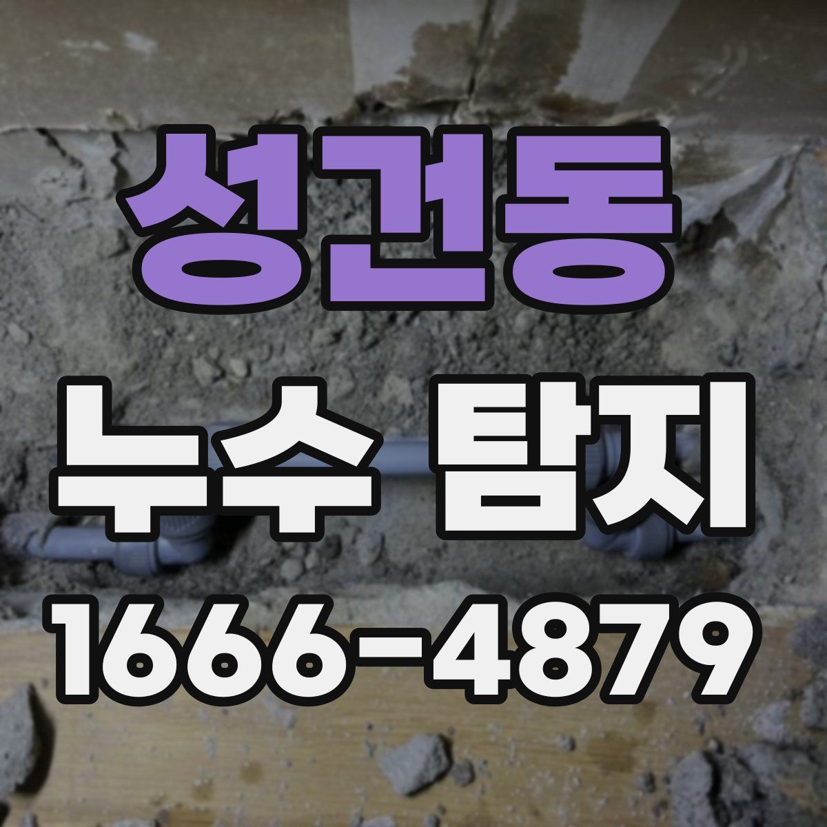 성건동 누수 탐지