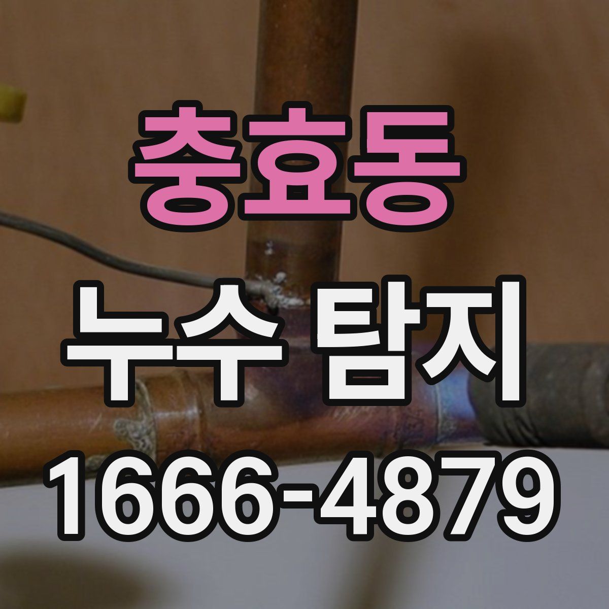 충효동 누수 탐지