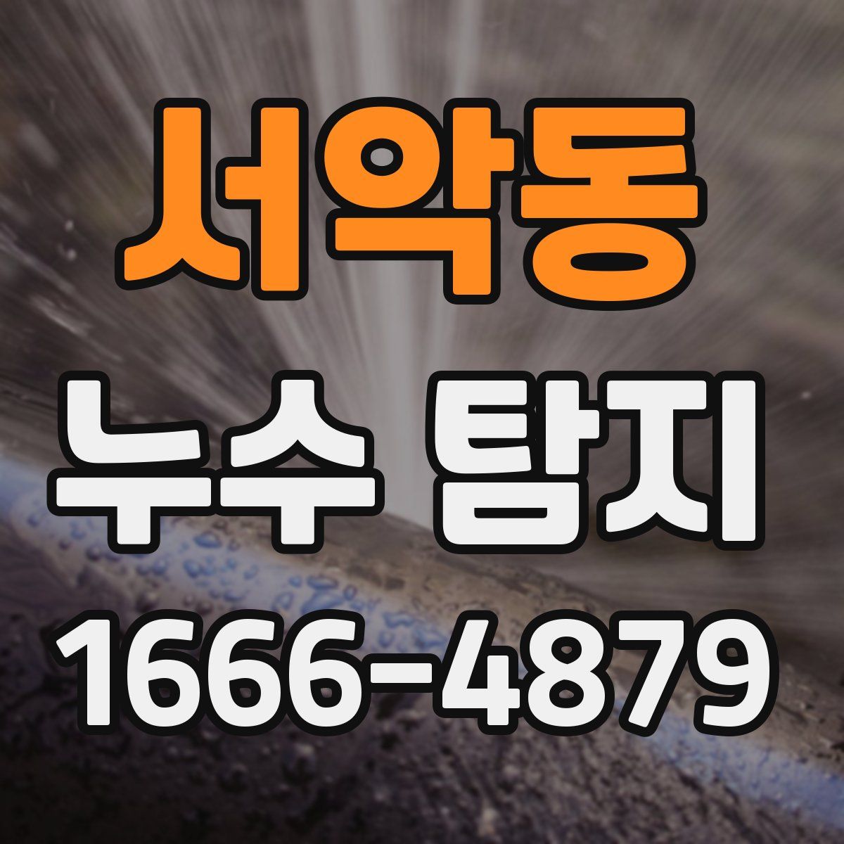 서악동 누수 탐지