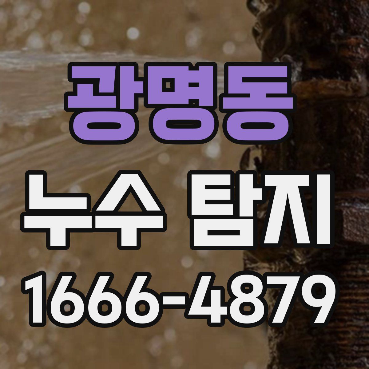 광명동 누수 탐지