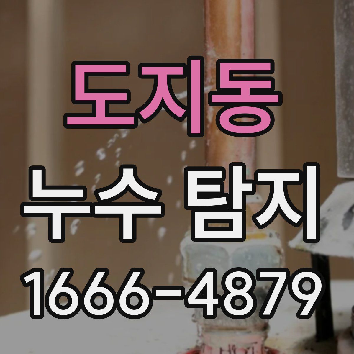도지동 누수 탐지