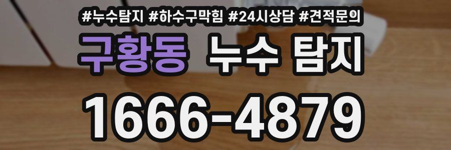 구황동 누수 탐지