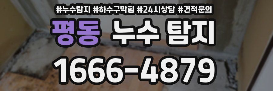 평동 누수 탐지