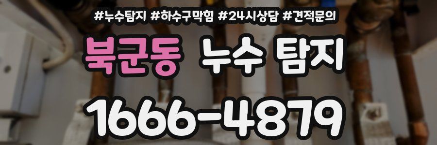 북군동 누수 탐지
