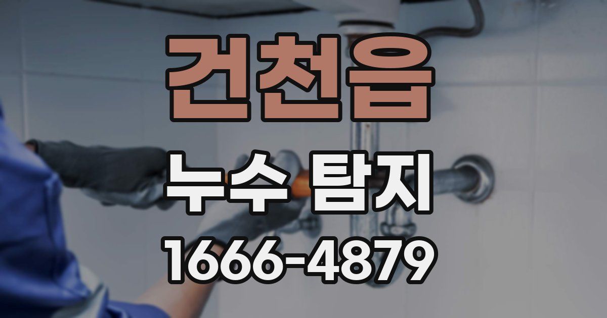 건천읍 누수 탐지