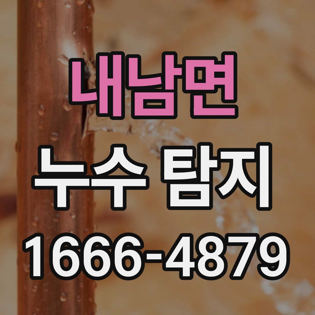 내남면 누수 탐지