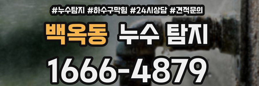 백옥동 누수 탐지