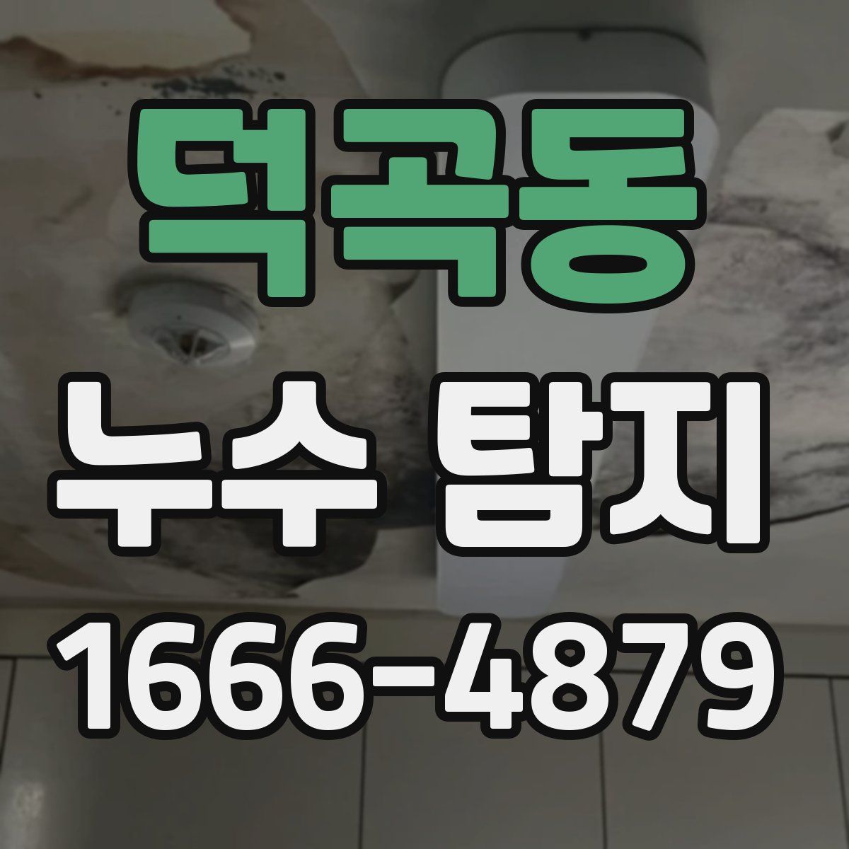 덕곡동 누수 탐지