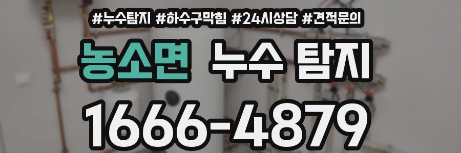 농소면 누수 탐지