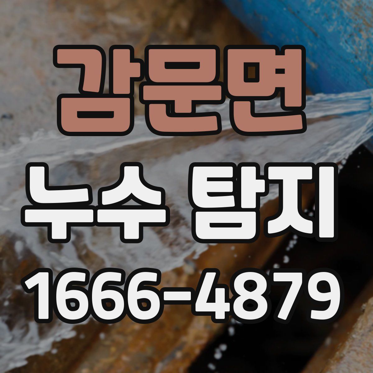 감문면 누수 탐지