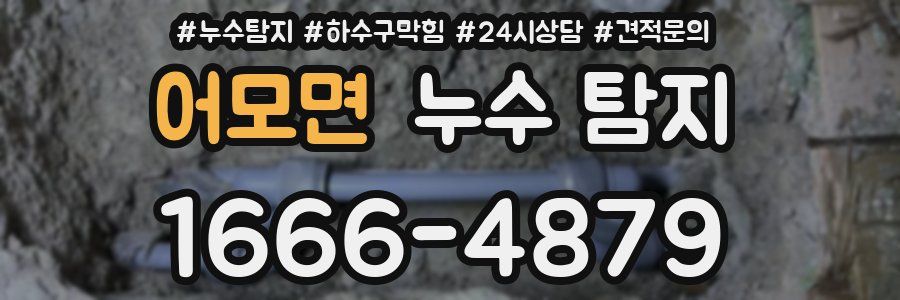 어모면 누수 탐지