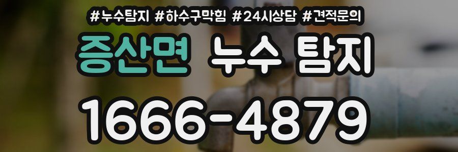 증산면 누수 탐지