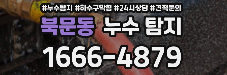 북문동 누수 탐지