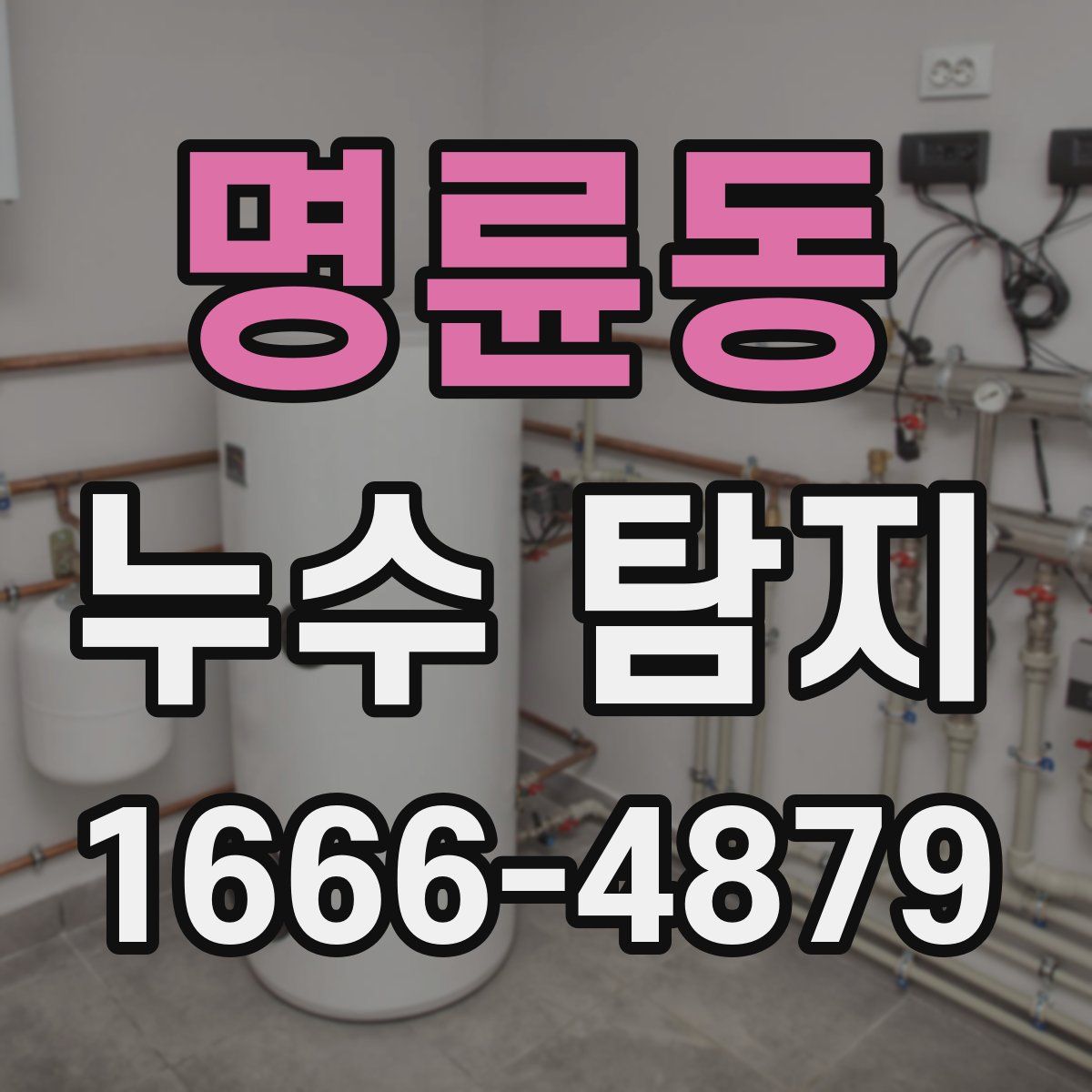 명륜동 누수 탐지