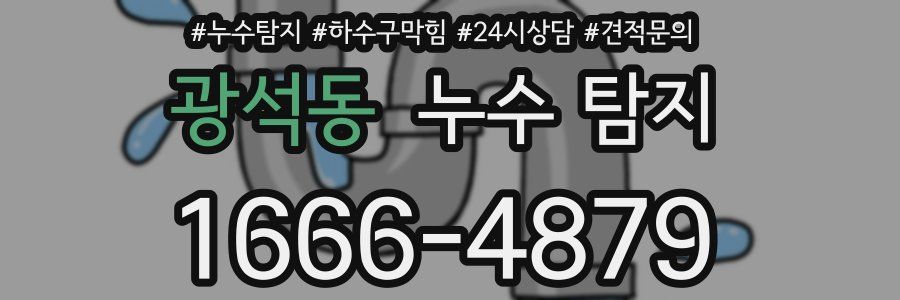 광석동 누수 탐지