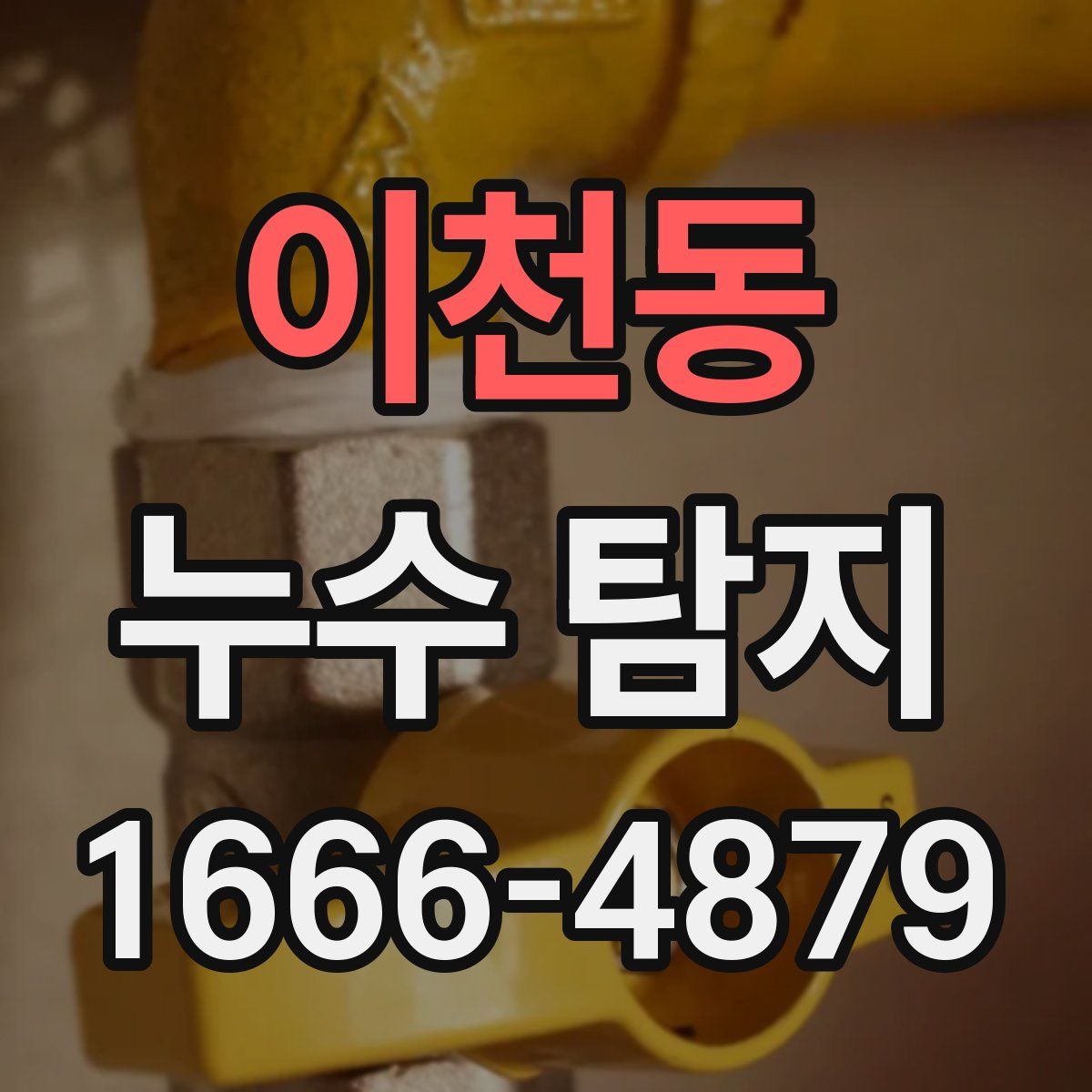 이천동 누수 탐지