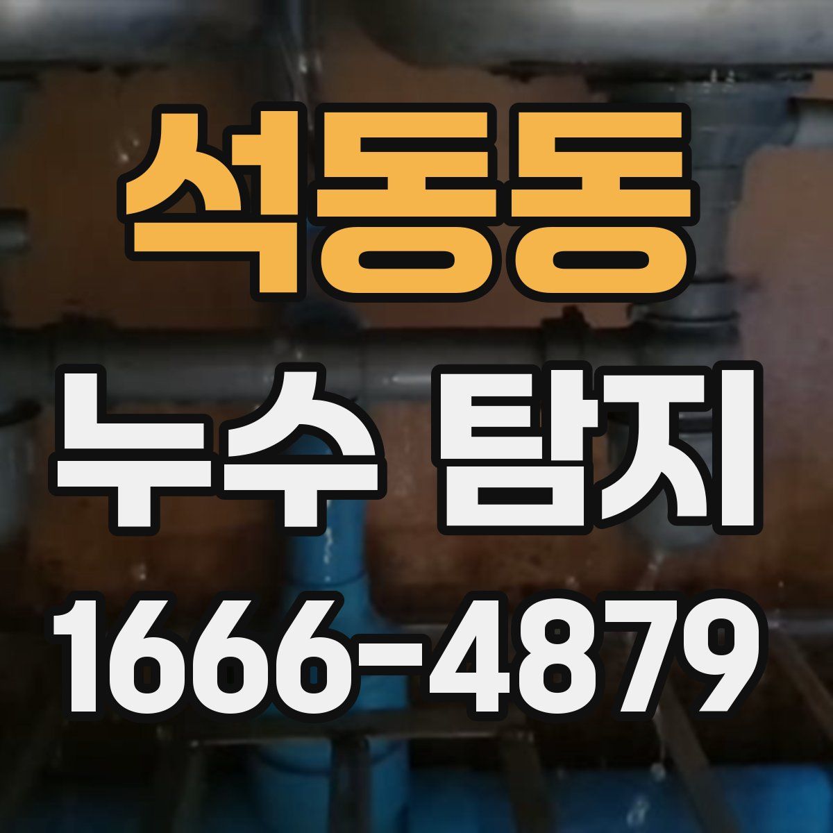 석동동 누수 탐지