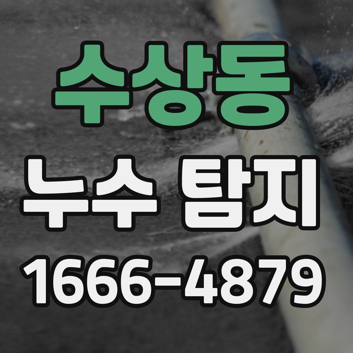 수상동 누수 탐지
