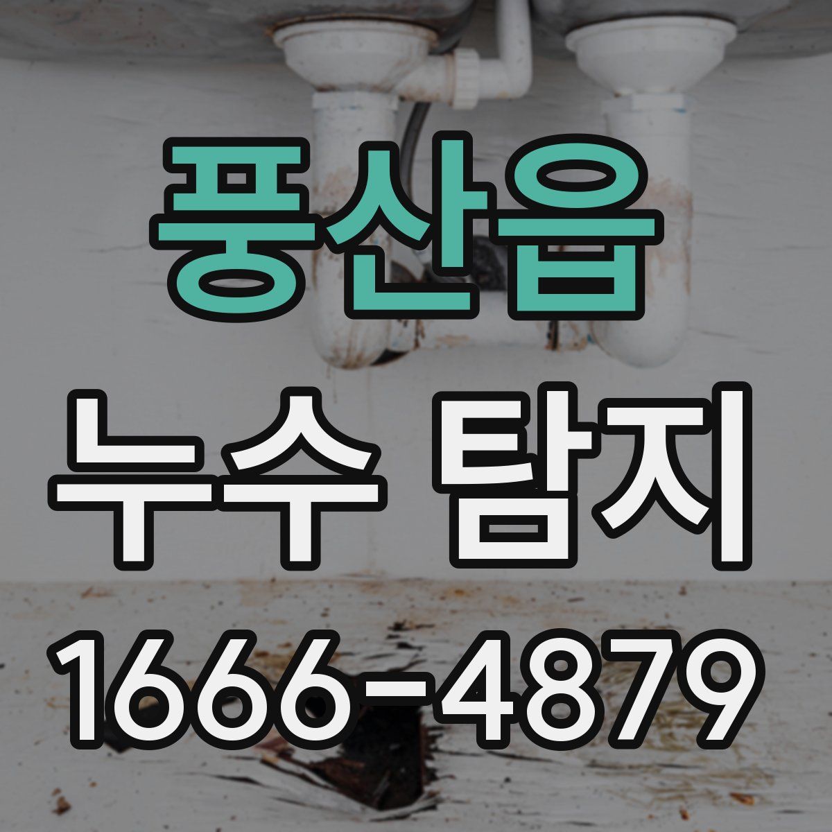 풍산읍 누수 탐지