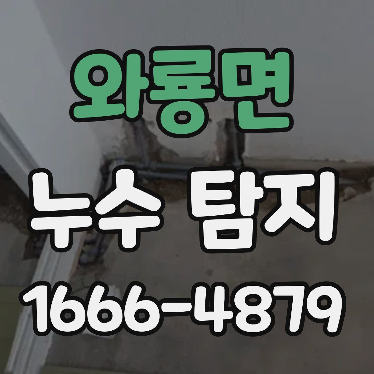 와룡면 누수 탐지