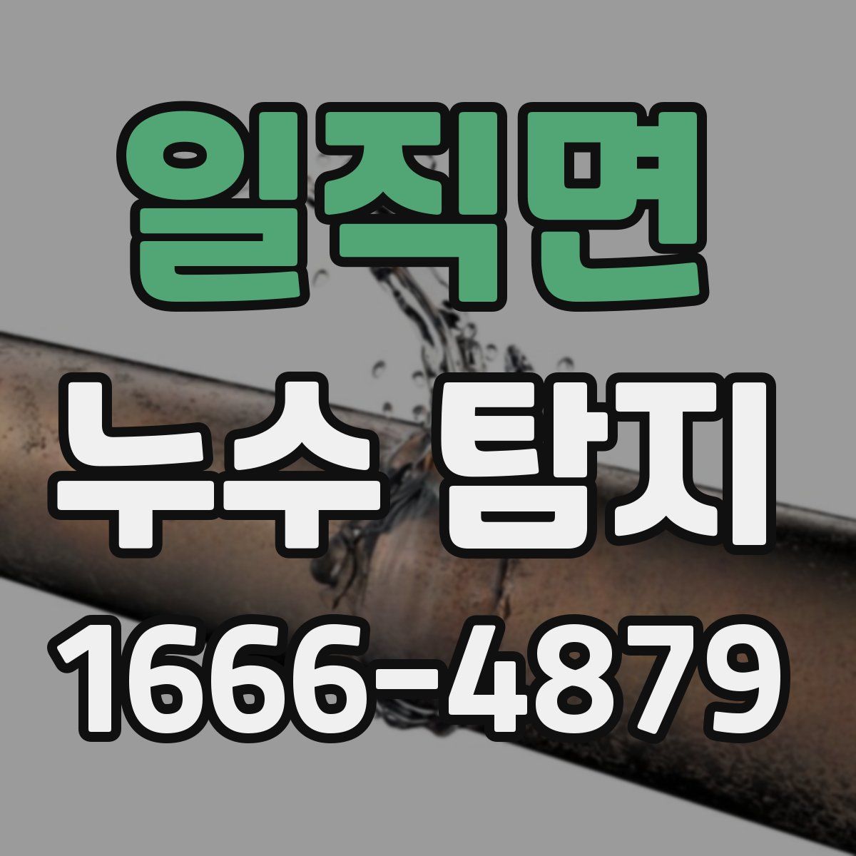 일직면 누수 탐지